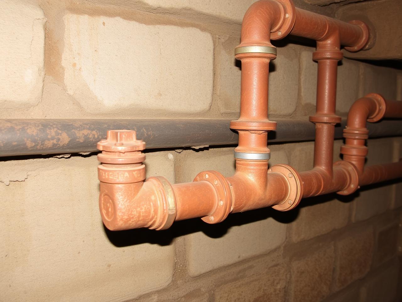 Sanitärinstallation & Rohrleitungen – Vorher